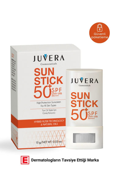 JUVERA Cosmeceuticals Stick Güneş Koruyucu Krem Tüm Cilt Tipleri Için 50spf Pa 15gr