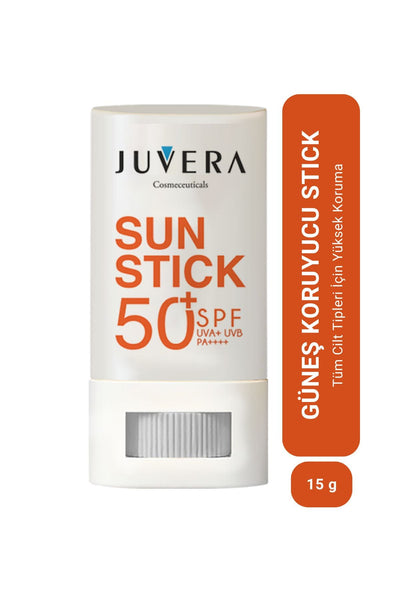 JUVERA Cosmeceuticals Stick Güneş Koruyucu Krem Tüm Cilt Tipleri Için 50spf Pa 15gr
