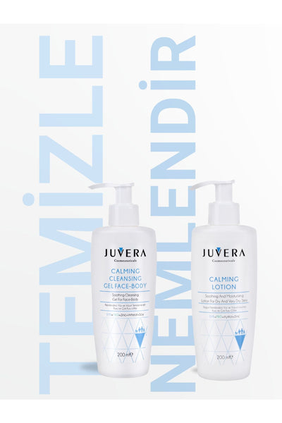 JUVERA Cosmeceuticals Yoğun Nemlendirici Yüz Vücut Losyonu - Kuru Ve Atopik Ciltler - Calming Lotion 200 Ml