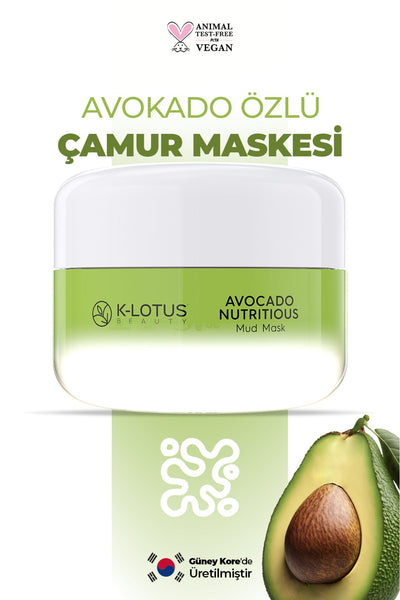 K-Lotus Avokado Özlü Nemlendirici Etkili Besleyici Ve Canlandırıcı Çamur Maskesi 30ml