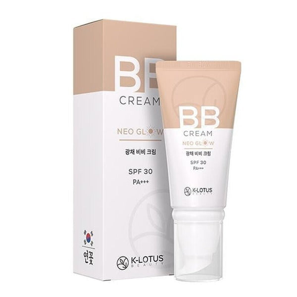 K-Lotus Beauty Neo Glow Aydınlatıcı ve Işıltılı Cilt Orta Kapatıcı BB Krem SPF 30 PA+++ 45 ml SKT İndirimi