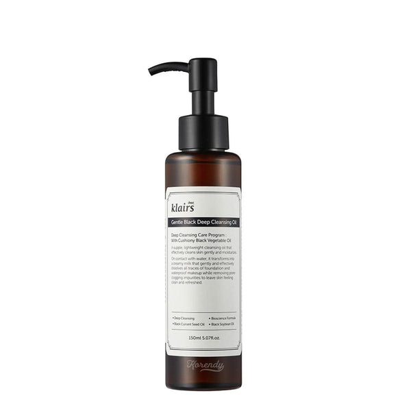 Klairs - Gentle Black Deep Cleansing Oil 150Ml