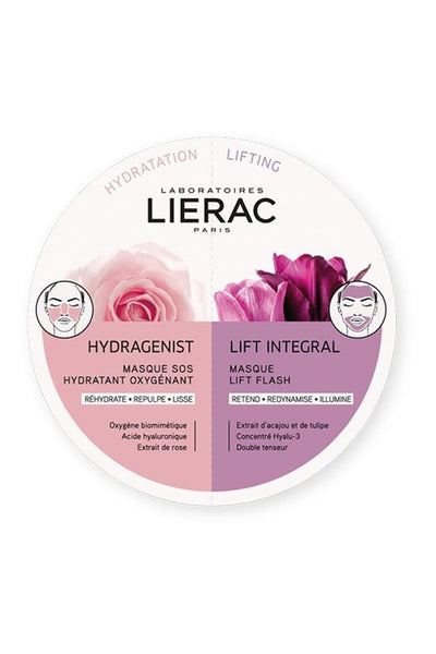 Lierac Duo Mask Hydragenist + Lift Kırışıklık Karşıtı Nemlendirici + Sıkılaştırıcı Maske 2x6 ml
