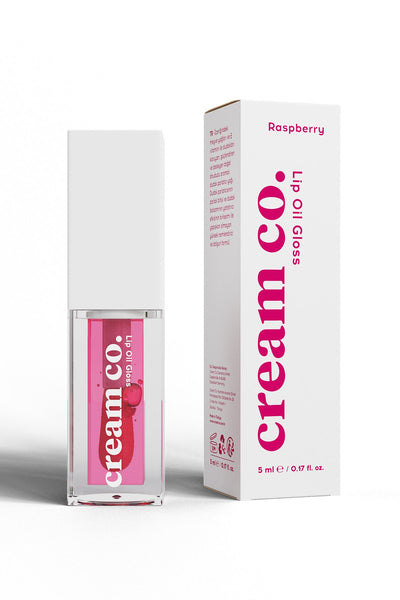 Lip Oil Gloss Dudak Parlatıcısı Nemlendirici Besleyici Dolgunlaştırıcı Dudak Bakım Yağı Raspberry