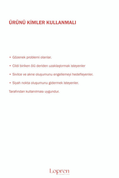 Lopren %10 Aha %2 Bha Canlandırıcı, Akne Ve Sivilce Karşıtı Peeling Etkili Cilt Bakım Serumu 30 ml