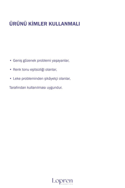 Lopren Niacinamide %10 Leke Karşıtı Ve Gözenek Sıkılaştırıcı Krem 200 ml