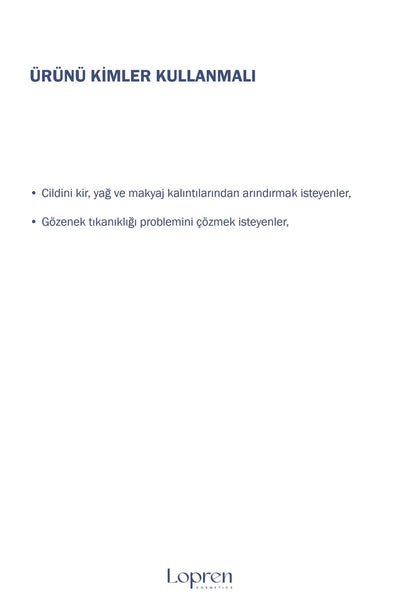 Lopren Yağ Bazlı Temizleyici Yüz Ve Vücut Için Temizleme Yağı 400 ml