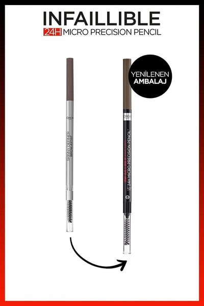 L'Oreal Paris Brow Artist Skinny Definer Kaş Kalemi 104 Chatain