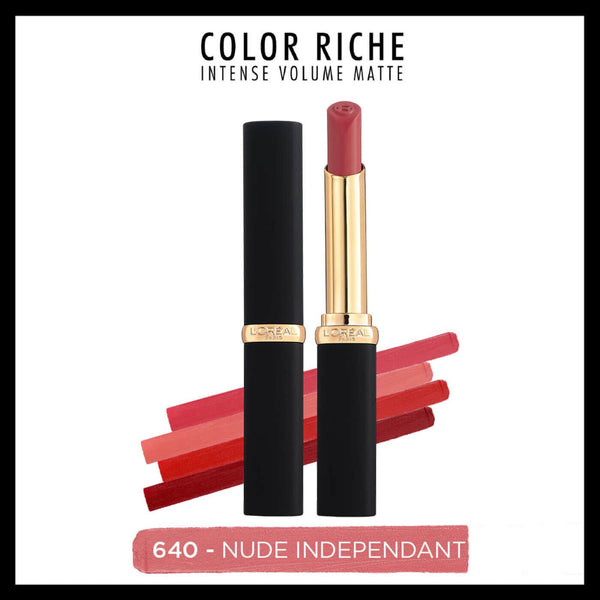 L’Oréal Paris Color Riche Intense Volume Matte Ruj 640 Nude Independant