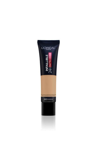 L'Oreal Paris Infaillible 32h Matte Cover Yüksek Kapatıcı Fondöten - 260 Sıcak Alt Ton