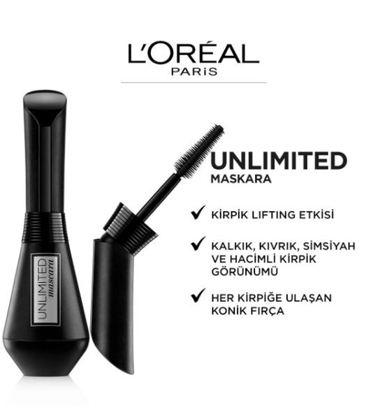 L'Oréal Paris Unlimited Siyah Maskara