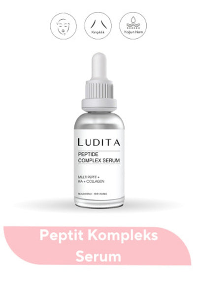 Ludita İnce Çizgi ve Kırışıklık Karşıtı, Yoğun Nemlendirici Peptit Kompleks Serum