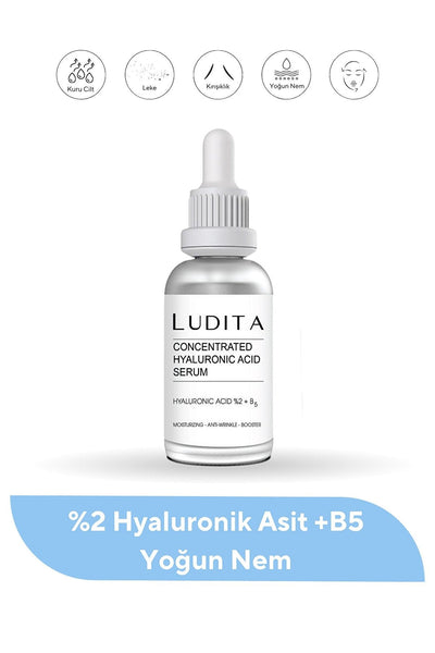 Ludita Yoğun Nemlendirici ve Onarıcı Serum ( Hyaluronic Acid + B5 )