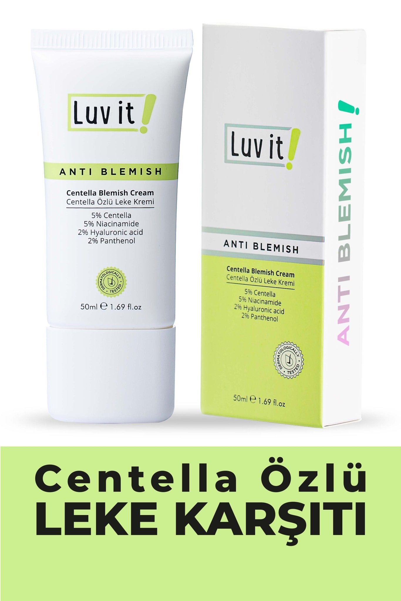 LUV IT! Luv it! Centella Özlü Leke Kremi 50 ml