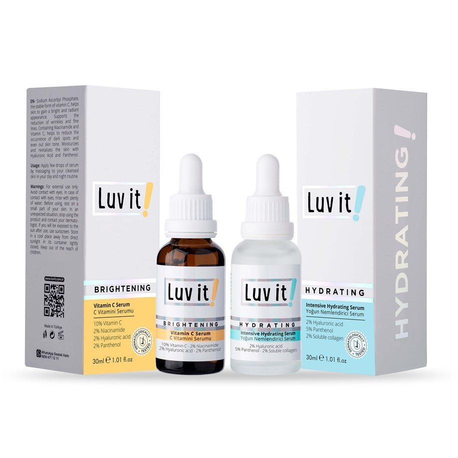 LUV IT! Luv it! Yoğun Nemlendirici Serum ve C Vitamini Serumu Seti