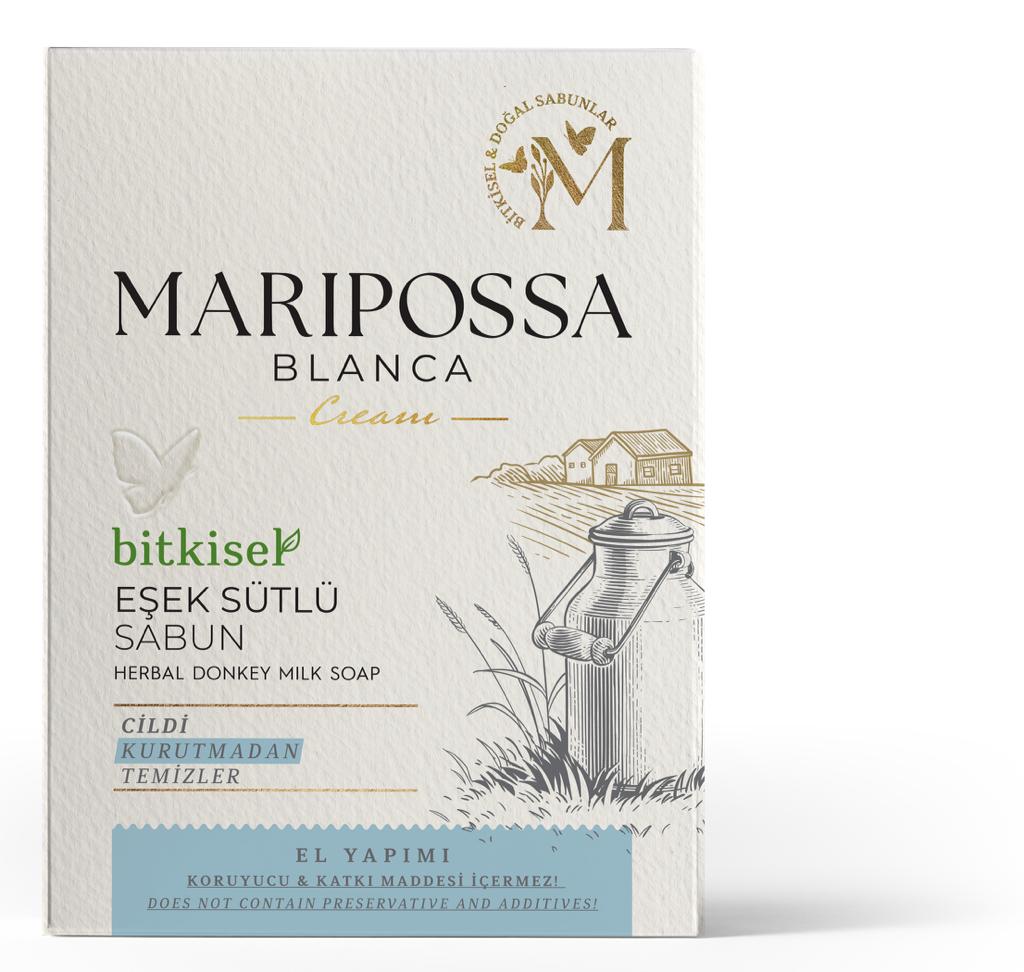 MARIPOSSA BLANCA Maripossa Blanca Bitkisel Eşek Sütlü Sabun 110gr