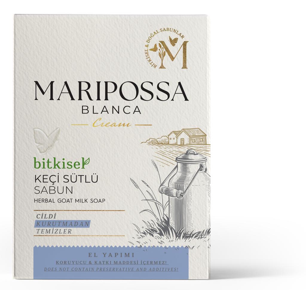 MARIPOSSA BLANCA Maripossa Blanca Bitkisel Keçi Sütlü Sabun 110gr
