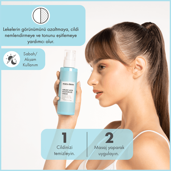 Maruderm Azelaik Asit %5 Cilt Bakım Kremi 200 ML