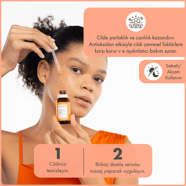 Maruderm C Vitamini Ve Peptid Aydınlatıcı Cilt Bakım Serumu 30 ML