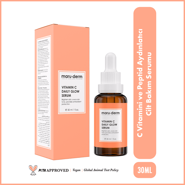 Maruderm C Vitamini Ve Peptid Aydınlatıcı Cilt Bakım Serumu 30 ML
