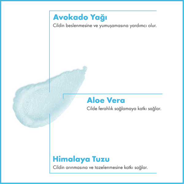 Maruderm Himalaya Tuzu Vücut Peelingi | Squalane + Hindistan Cevizi Yağı  250 ml