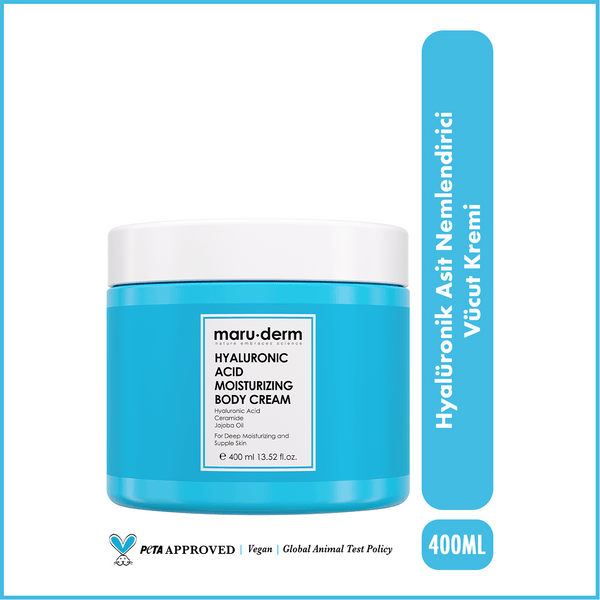 Maruderm Hyaluronic Acid Moisturizing Body Cream 400 ml