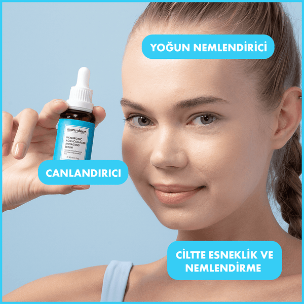 Maruderm Kolajen Ve Hyalüronik Asit Anti-Age Cilt Bakım Serumu 30 ml
