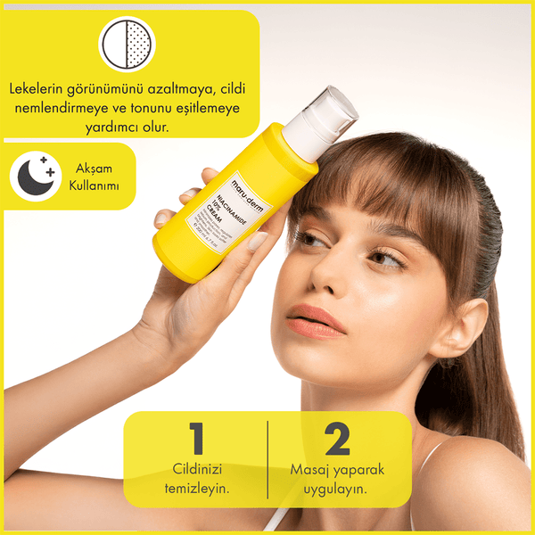 Maruderm Niacinamide %10 Leke Karşıtı ve Gözenek Sıkılaştırıcı Krem 200 ML