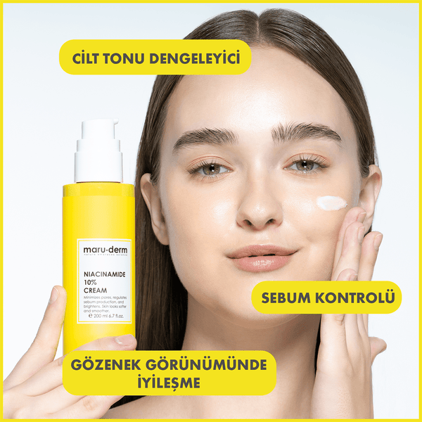 Maruderm Niacinamide %10 Leke Karşıtı ve Gözenek Sıkılaştırıcı Krem 200 ML