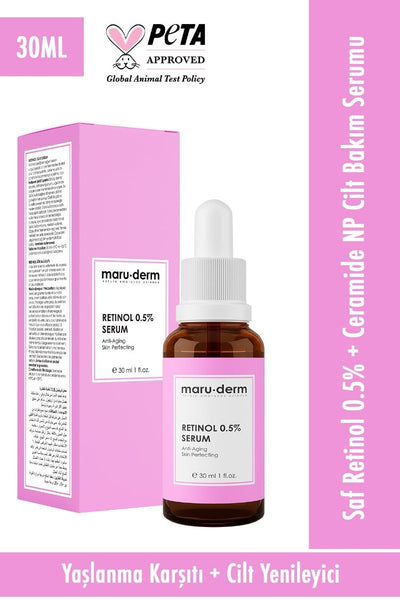 Maruderm Retinol 0.5% Cilt Yenileyici Bakım Serumu 30 ML SKT İndirimi