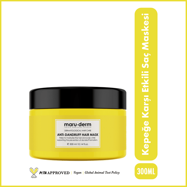 Maruderm Saç Maskesi | Kepeğe Karşı Etkili Saç Maskesi 300 ML | Normal/Yağlı Saçlar