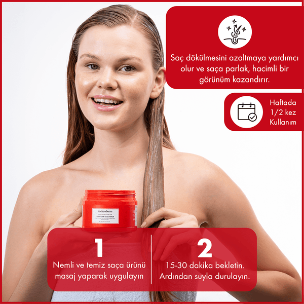 Maruderm Saç Maskesi | Saç Dökülme Karşıtı Saç Maskesi 300 ML