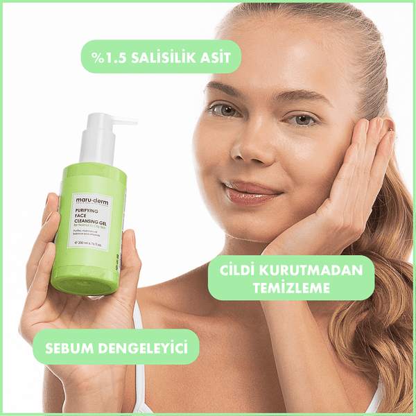 Maruderm Salisilik Asit BHA Yüz Yıkama Jeli 200 ML