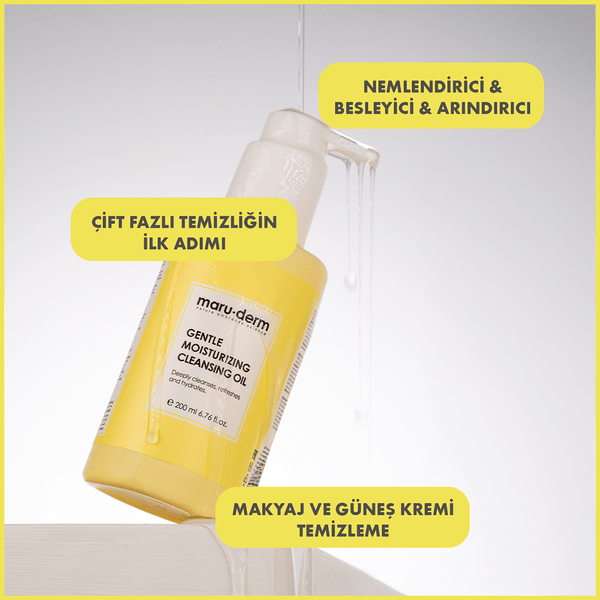 Maruderm Yağ Bazlı Temizleyici 200 ML - Yüz ve Vücut İçin Temizleme Yağı