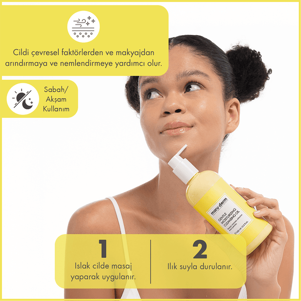 Maruderm Yağ Bazlı Temizleyici 400 ML - Yüz ve Vücut İçin Temizleme Yağı