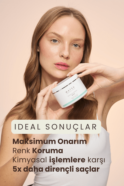 Matsu Boyalı ve Hasar Görmüş Saçlar için Yoğun Onarıcı Intensive Repair Saç Bakım Maskesi 350 ml
