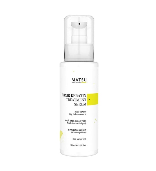 Matsu Elixir Cansız Saçlar için Keratin ve Argan Bakım Yağı 100 ml