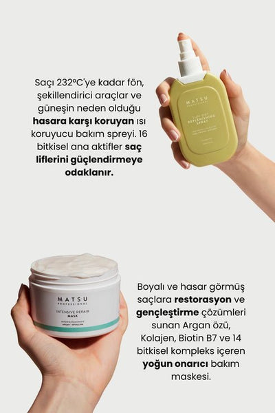 Matsu Hair Essentials Onarıcı Saç Kurtarma Seti
