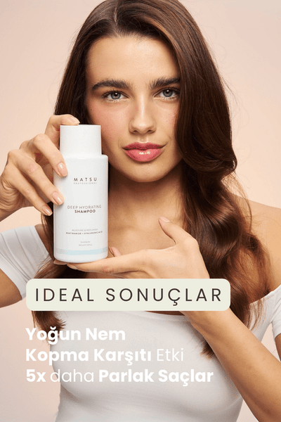 Matsu Kuru Saçlar için Yoğun Nemlendirici ve Kopma Karşıtı Deep Hydrating Saç Bakım Şampuanı 350 ml