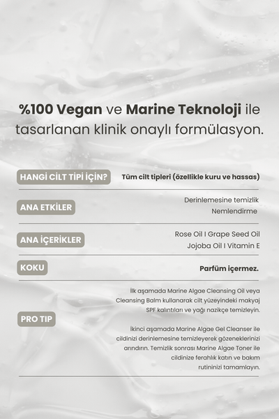 Matsu Marine Algae Besleyici ve Arındırıcı Yüz Temizleme Yağı 200 ml