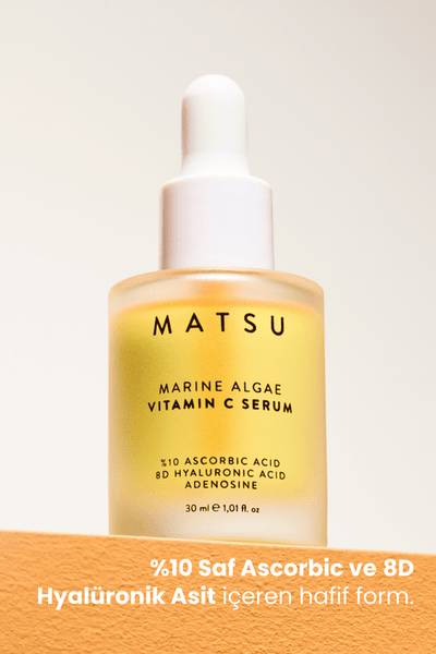 Matsu Marine Algae Cilt Tonu Eşitleyici ve Aydınlatıcı Vitamin C Serum 30 ml