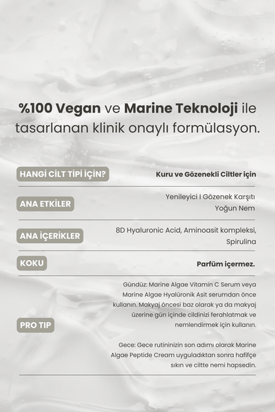 Matsu Marine Algae Nemlendirici ve Yenileyici Yüz Misti 100 ml