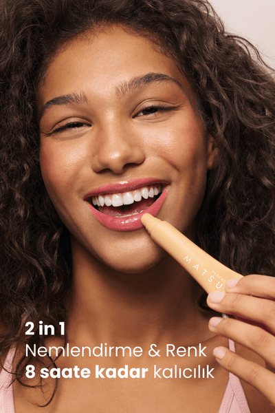 Matsu Peachy 2in1 Nemlendirici ve Renklendirici Dudak Balmı 15 ml