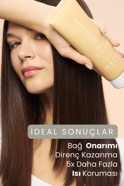 Matsu Yıpranmış Saçlar için Creamask Durulanmayan Bağ Onarıcı ve Direnç Kazandırıcı Bakım Kremi 250 ml