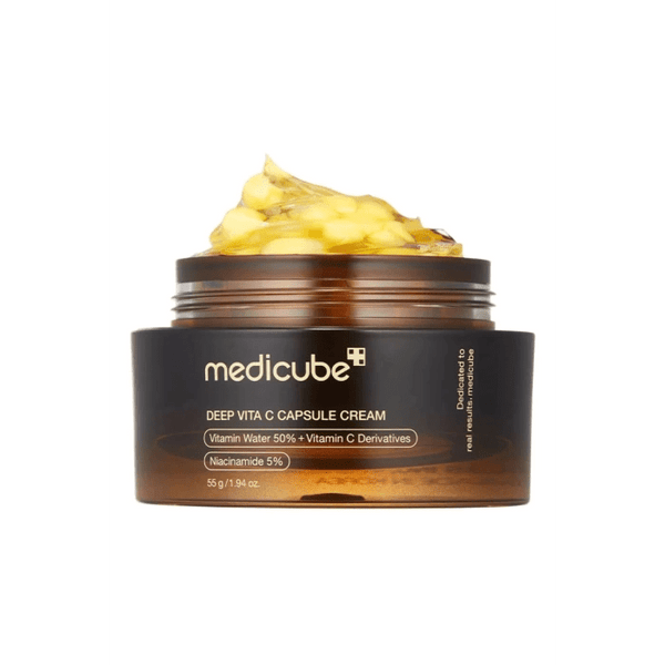 Medicube Deep Vita C Capsule Cream - Leke Karşıtı ve Parlatıcı 5 Çeşit C Vitaminli Kapsül Krem 55gr