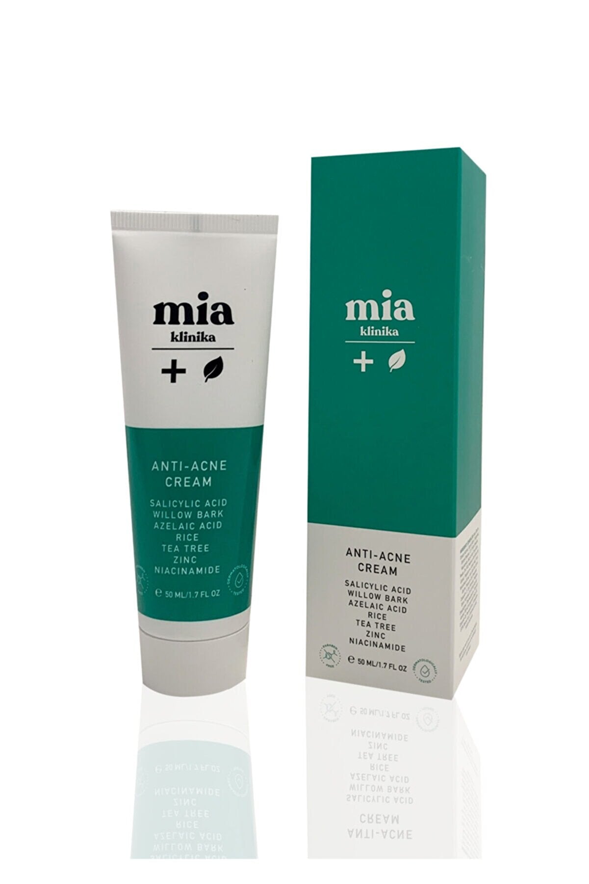MIA KLINIKA Mia Klinika Sivilce Ve Akne Gidermeye Yardımcı Bariyer Güçlendirici Nemlendirici Krem 50ml