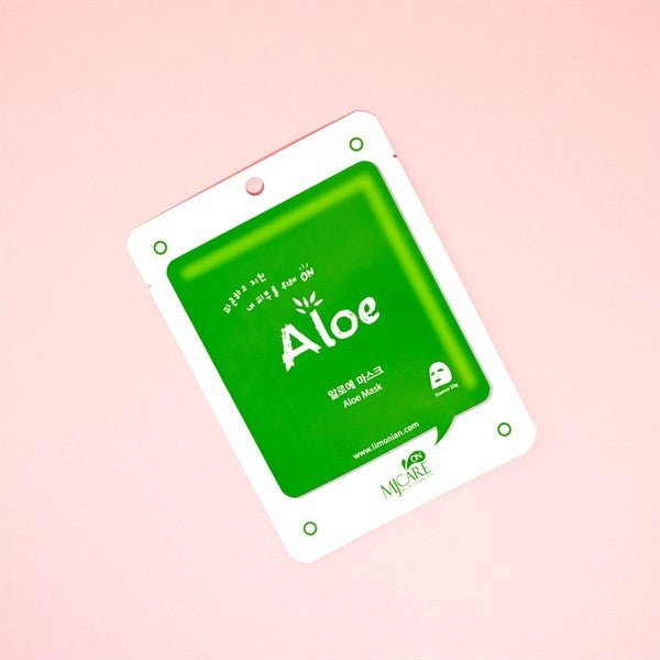 Mjcare Aloe Mask  - Aloe Vera Özlü Yüz Maskesi 5'li