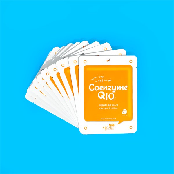 Mjcare Coenzyme Mask - Koenzim Q10 İçeren Yüz Maskesi 10'lu