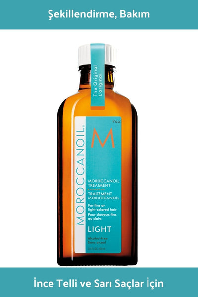 Moroccanoil Light Treatment Ince Telli Veya Sarı Saçlar Için Hafif Bakım Yağı 100 ml