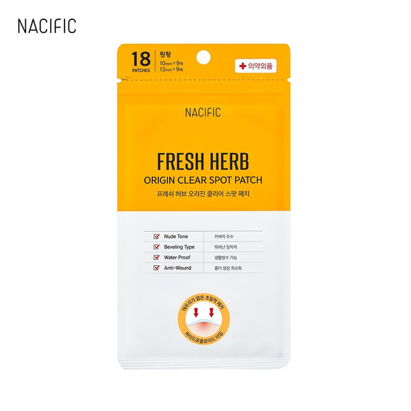 Nacific Fresh Herb Origin Clear Spot Patch - Sivilce Bandı - 18 Patches